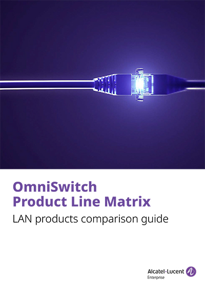 OmniSwitch product line matrix