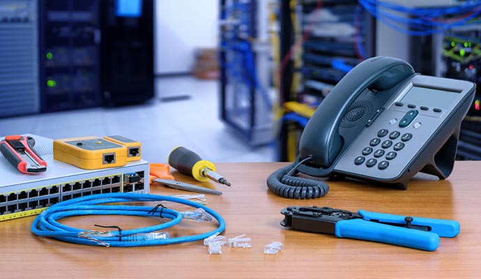 phone system installation equipments