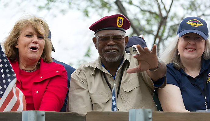 Three veterans