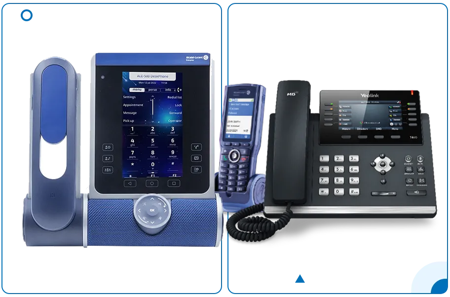 different types of VOIP phones used for communication